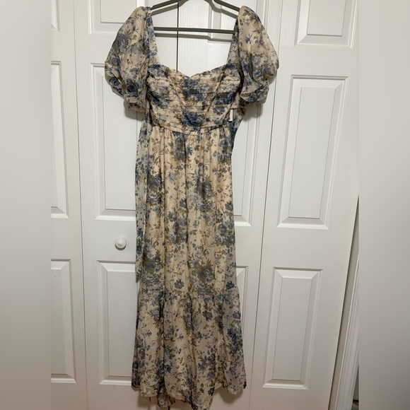Abercrombie & Fitch Emerson Drama Bow Back Maxi Dress - NWT - Picture 5 of 8